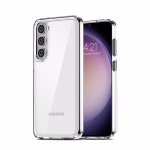 Crong Crystal Shield Cover dėklas, skirtas Samsung Galaxy S23+, skaidrus