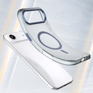 Dėklas telefonui iPhone 17 Air - Magnētinis abrazyvinis dėklas, suderinamas su MagSafe - matinis mėlynas