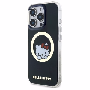 Hello Kitty IML Sweet Kitty magnetinis MagSafe dėklas iPhone 16 Pro Max - juodas
