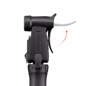 ROCKBROS TM-1701P 80 PSI Mini Bicycle Pump for Presta and Schrader Valves - Black