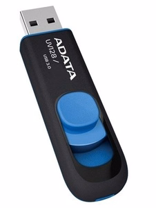 ADATA DashDrive UV128 32GB USB atmintukas USB A tipo 3.2 Gen 1 (3.1 Gen 1) Juoda, Mėlyna