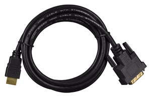 Lanberg CA-HDDV-10CC-0018-BK vaizdo kabelio adapteris 1.8 m HDMI Type A (Standard) DVI-D juodas