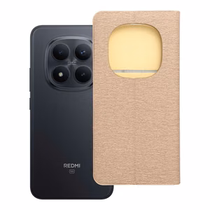 Флип-чехол Xiaomi Redmi NOTE 15 PRO PLUS 5G Luna Book Gold золотой