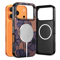 Tech-Protect Lamano MagSafe dėklas iPhone 17 Pro rudai violetinis