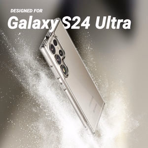 Crong Crystal Shield Cover dėklas, skirtas Samsung Galaxy S24 Ultra, skaidrus