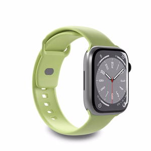 Puro ICON elastinis dirželis, skirtas Apple Watch 38 / 40 / 41 / 42 mm, S/M ir M/L dydžiai, „Matcha Green“ spalvos