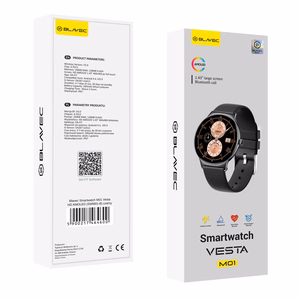 Blavec Смарт-часы M-01 Vesta HD AMOLED Voice Call (SWM01-B) чёрный