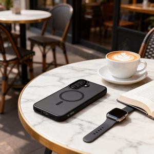 Tech-Protect Magmat MagSafe Dėklas for Samsung Galaxy A57 5G - Semi-skaidrus