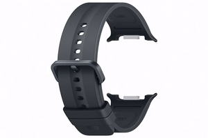 Juodas „Samsung SNL35LB Sport Band“ laikrodžio dirželis (M/L), skirtas „Galaxy Watch9“ ir „Galaxy Watch8“