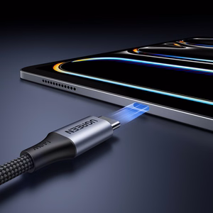 Ugreen 2in1 USB-C laidas - 2xUSB-C PD 140W 2m - juodas