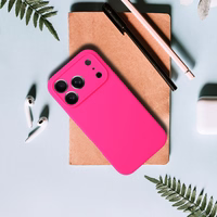 Silikoninis Lite dėklas telefonui Iphone 17 Pro Max fuksijų