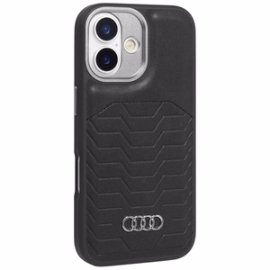 Audi GT sintetinė oda MagSafe dėklas telefonui iPhone 17 - juodas