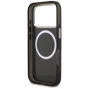 Karl Lagerfeld IML Karl Galvos Logotipas Magnetinis dėklas telefonui iPhone 17 Pro Max - Juodas