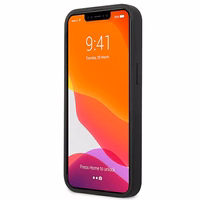 Guess GUHCP13SPSASBGR iPhone 13 mini 5.4" pilkas/pilkas Saffiano Dirželis