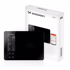Wozinsky WIK-16 умные кухонные весы с цифровым дисплеем, приложение Bluetooth - черный