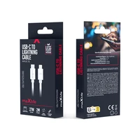 Maxlife MXUC-12 kabelis USB-C - Lightning 2,0 m 27W - baltas