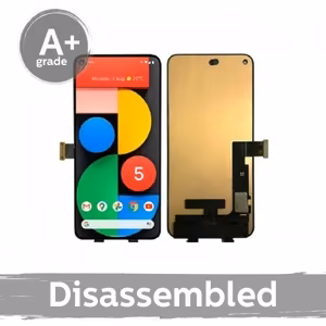 LCD дисплей совместимый с Google Pixel 5 чёрный 100% оригинал (10/10 б/у)