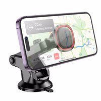 Automobilinis telefono laikiklis Borofone BH125 (dashboard) juodas