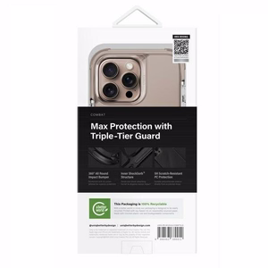 Uniq Combat Magclick įkrovimo dėklas iPhone 16 Pro Max telefonui - auksinis
