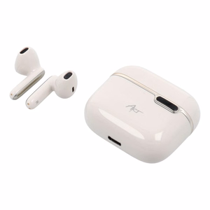 ART belaidės ausinės Bluetooth TWS + docking stotis Type C AP-TW-B4W balta