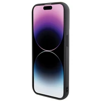 Karl Lagerfeld 3D guminis daugialypis logotipas dėklas telefonui iPhone 15 Pro - juodas
