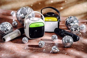 Adler AD 1199 karaokės garsiakalbis su mikrofonu, SD/USB/AUX/Bluetooth, juodas