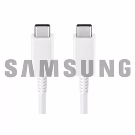 USB Kabelis Samsung EP-DX510JWEGEU baltas 180cm "Type-C/Type-C" (iki 5A) / 100% Genuine /