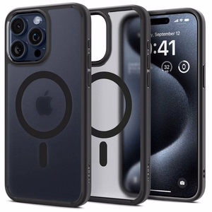 Spigen Ultra Hybrid Mag Dėklas su MagSafe iPhone 16 Pro - Juodas