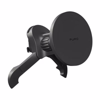 Puro reguliuojamas automobilinis laikiklis, suderinamas su MagSafe - juodas