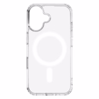 Anti Shock 1,5 mm Mag dėklas for iPhone 16 6,1" skaidrus big hole + button