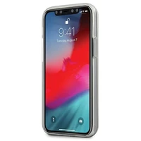 Guess GUHCP12SPCUCTLBK iPhone 12 mini 5.4" juodas kietas dėklas Triangle kolekcija