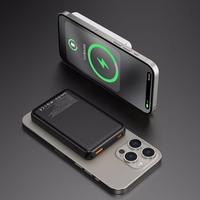 Belaidė magnetinė išorinė baterija Dudao K14S USB-C / MagSafe 20W 5000mAh (juoda)