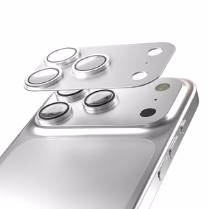 Etteri kameros lęšio apsauga iPhone 17 Pro Max sidabrinis