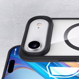 3mk Satino šarvų Magnetinis dėklas telefonui iPhone 17 Air - baltas