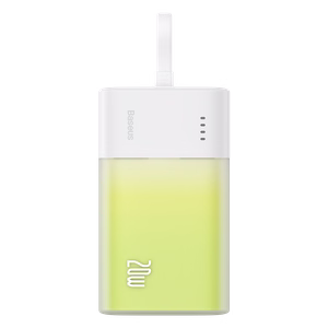 Išorinė baterija POWER BANK Baseus 5200mAh (1xType-C; QC3.0 60W) balta