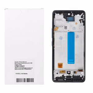 REWA OLED LCD ekranas su rėmeliu, skirtas SAMSUNG A53 5G, juodas