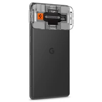 Spigen Glas.tR EZ Fit Optik kameros apsauga Google Pixel 7A - juoda 2 vnt.