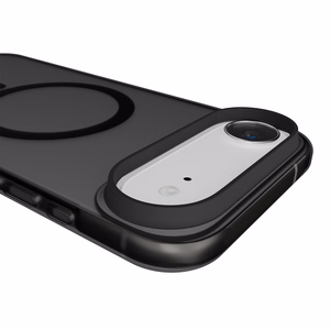 Puro Daylight MagSafe suderinamas silikoninis dėklas iPhone 17 Air – permatomas juodas