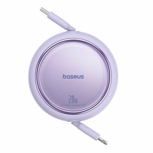 Кабель Baseus Free2Pull USB-C для Lightning 20W 1м (фиолетовый)