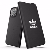 Adidas OR Knygelės Dėklas BASIC iPhone 13 Pro Max 6,7" juoda balta 47127