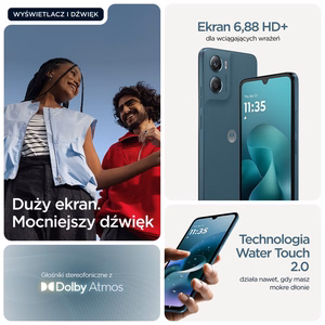 Motorola moto g06 power 17,5 cm (6.88") Dviguba SIM jungtis Android 15 4G C tipo USB 8 GB 256 GB 7000 mAh Mėlyna
