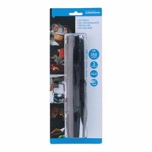 Grundig aliumininis LED žibintuvėlis, 350 lm, 6 W