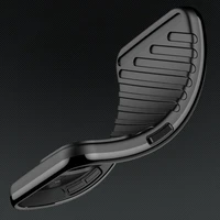 Thunder dėklas telefonui Samsung Galaxy S25 Ultra silikoninis šarvuotas dėklas - juodas