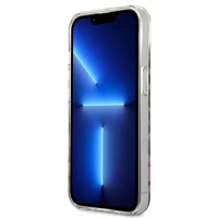 Guess GUHCP13SHSLEOP iPhone 13 mini 5.4" rožinis kietasis dėklas Leopard