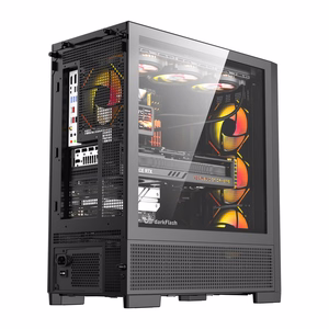DarkFlash AIRNOVA computer dėklas (juodas) + 3 fans