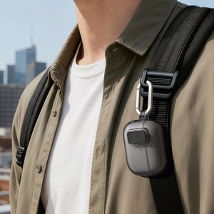 "AmazingThing" minimalus "AirPods Pro 3" dėklas - juodas