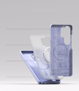 Ringke Silikoninis MagSafe Dėklas for Samsung Galaxy S26 Ultra - violetinis