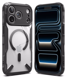 Ringke Fusion X Magnetic MagSafe dėklas iPhone 18 Pro Max / 17 Pro Max, juodas