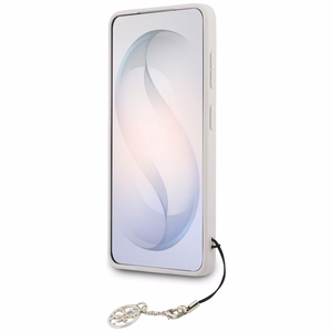 Guess dėklas 4G Classic Logo Charm MagSafe for Samsung Galaxy S26 rožinis