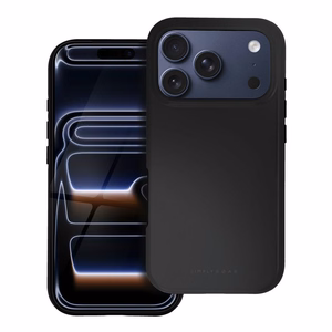 ROAR dėklas RAINBOW BUMPER IPHONE 16 juodas